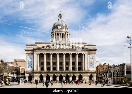 Die Einkaufspassage im Exchange-Gebäude am Alten Marktplatz im Stadtzentrum. Nottingham, Nottinghamshire, England, Großbritannien. Älteste Einkaufspassage. Stockfoto