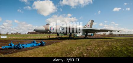 Solway Aviation Museum - Avro Vulcan B.2 XJ823 Stockfoto