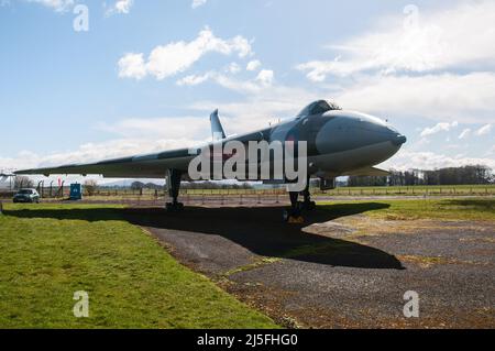 Solway Aviation Museum - Avro Vulcan B.2 XJ823 Stockfoto