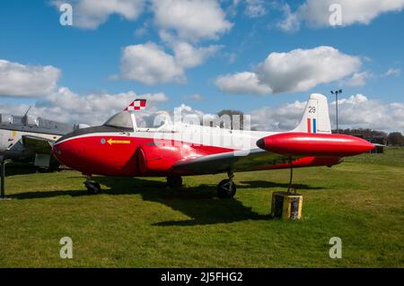 Solway Aviation Museum - BAC Jet Provost T4 XS209 Stockfoto