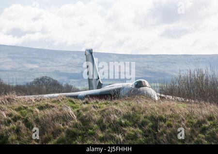 Solway Aviation Museum - Avro Vulcan B.2 XJ823 Stockfoto