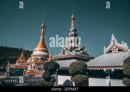 Wat Chong Klang in Mae Hong Son, Thailand Stockfoto