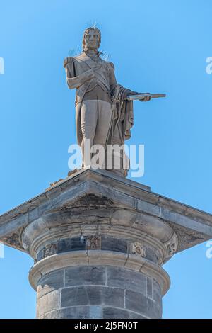 Nelson's Column. Tägliches Leben in Montreal City, Kanada, 2017 Stockfoto