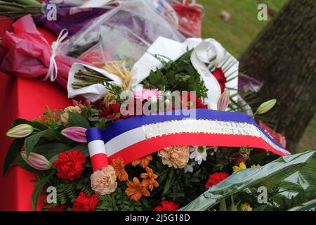 Commémoration de l'Affiche Rouge au Cimetière Parisien à Ivry-sur-seine le 21 février 2016 Stockfoto