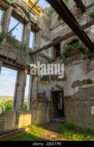 Ruinen der Burg Dalquharran in Ayrshire, Schottland Stockfoto