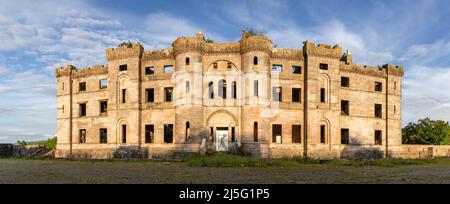 Ruinen der Burg Dalquharran in Ayrshire, Schottland Stockfoto