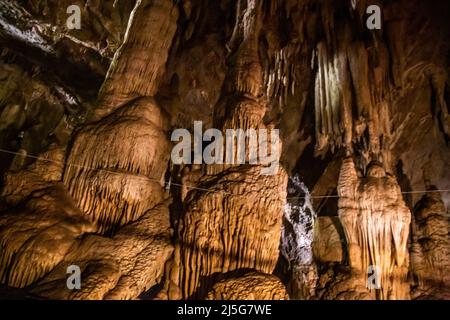 Tham Lod Cave in der Nähe von Pai, in Mae Hong Son, Thailand Stockfoto