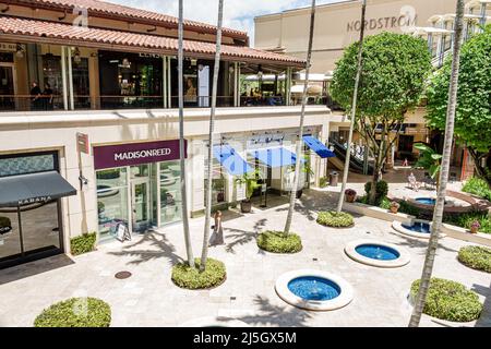 Miami Florida Coral Gables Shops im Merrick Park gehobenes Outdoor-Einkaufszentrum Madison Reed, Eingang zur Haarpflege Stockfoto