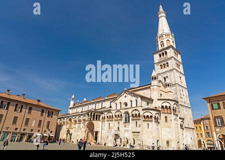 kathedrale in Modena Stockfoto