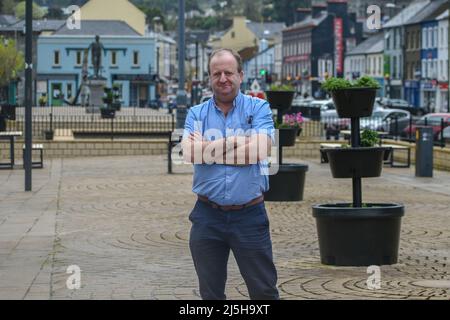 Michael Collins, ein unabhängiger TD, vertritt den südwestlichen Wahlkreis von Cork seit den Parlamentswahlen 2016. Stockfoto