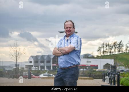 Michael Collins, ein unabhängiger TD, vertritt den südwestlichen Wahlkreis von Cork seit den Parlamentswahlen 2016. Stockfoto