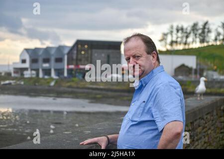 Michael Collins, ein unabhängiger TD, vertritt den südwestlichen Wahlkreis von Cork seit den Parlamentswahlen 2016. Stockfoto