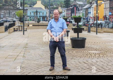 Michael Collins, ein unabhängiger TD, vertritt den südwestlichen Wahlkreis von Cork seit den Parlamentswahlen 2016. Stockfoto