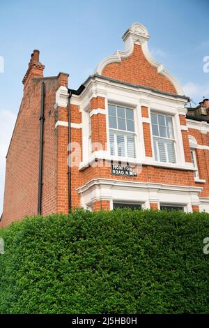 Doppelhaushälfte in Honiton Road, Queens Park, North West London, NW6 Stockfoto