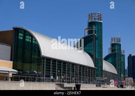 Enercare Center in Exhibition Place. Das Gebäude wird von der Canadian National Exhibition genutzt. Toronto, Ontario, Kanada Stockfoto