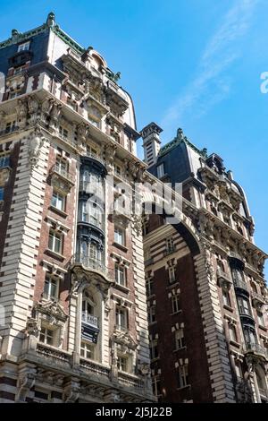 Das Dorilton ist ein Wahrzeichen der Beaux-Arts-Kunst an der Upper West Side, New York City, USA 2022 Stockfoto