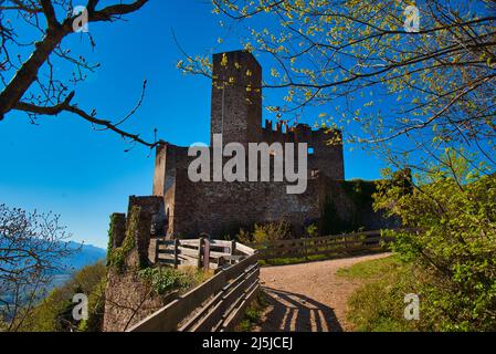 Schloss Hocheppan in Südtirol in Italien Stockfoto