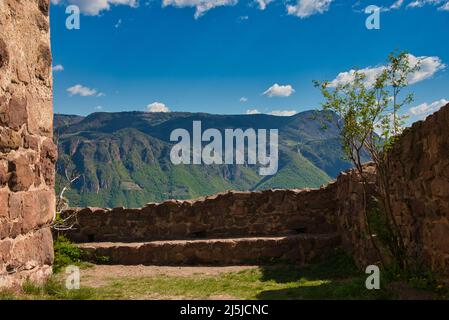 Schloss Hocheppan in Südtirol in Italien Stockfoto