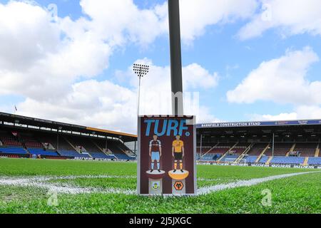 Burnley, Großbritannien. 24. April 2022. Spieltag-Programm in Burnley, Vereinigtes Königreich am 4/24/2022. (Foto von Conor Molloy/News Images/Sipa USA) Quelle: SIPA USA/Alamy Live News Stockfoto