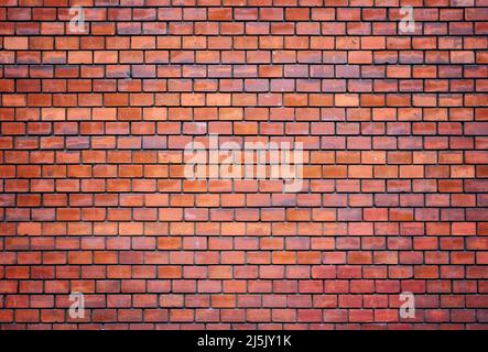 Alte rote Ziegel Wand Textur Hintergrund Stockfoto