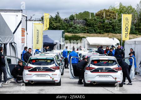 Während der 2. Runde des Clio Cup Europe 2022, vom 22. Bis 24. April 2022 auf dem Circuito permanente Del Jarama, in San Sebastian de los Reyes, Spanien - Foto Xavi Bonilla / DPPI Stockfoto