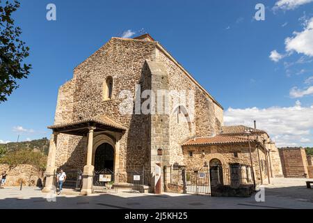 Buitrago del Lozoya, Spanien. Die Kirche Santa Maria del Castillo Stockfoto