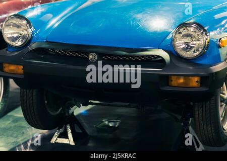 7/31/2021 - Sharjah, VAE: 1979 MG Midget 1500 ein klassischer britischer Wagen Stockfoto