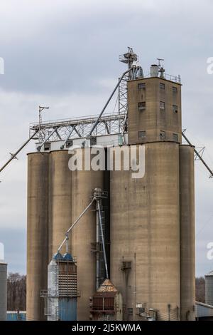 Citizens L.L.C., ein Exporteur von Sojabohnen und anderem Getreide, in Battle Creek, Michigan, USA [Keine Eigentumsfreigabe; nur redaktionelle Lizenzierung] Stockfoto