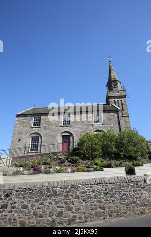 Ceres, Fife, Schottland, Großbritannien. Das Hotel liegt in einem kleinen tal etwa 2 Meilen über dem Ceres Moor von Cupar und 7 Meilen von St Andrews entfernt. Die ehemalige Pfarrei mit diesem Namen umfasste die Siedlungen Baldinnie, Chance Inn, Craigrothie, Pitscottie und Tarvit Mill. Es ist auch der Ort für das Fife Folk Museum Stockfoto