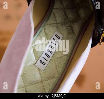 Giannico Damenschuhe. Giannico Italienische Luxusschuhe. Stockfoto