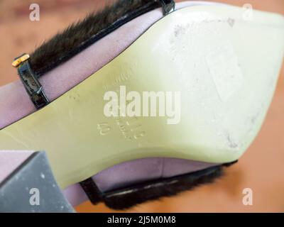 Giannico Damenschuhe. Giannico Italienische Luxusschuhe. Stockfoto