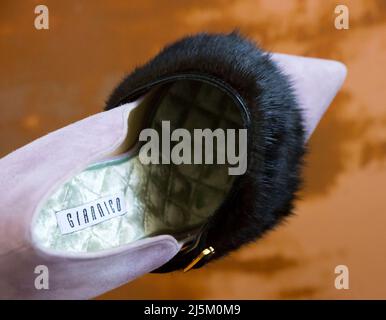 Giannico Damenschuhe. Giannico Italienische Luxusschuhe. Stockfoto