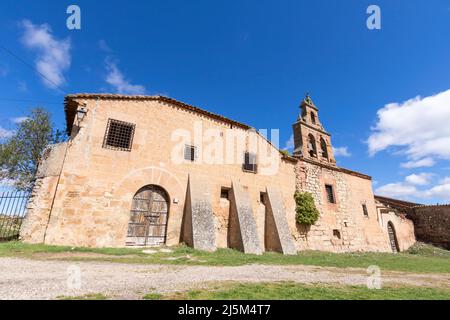 Ruinen der Synagoge von San Roman in Medinaceli, Provinz Soria, Spanien. Stockfoto