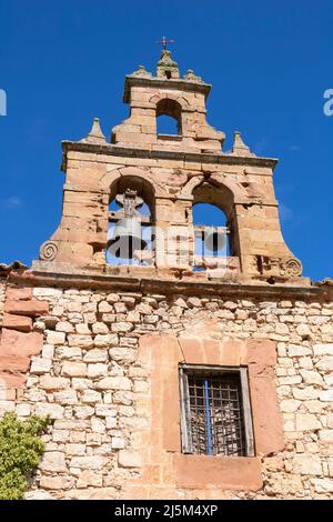 Ruinen der Synagoge von San Roman in Medinaceli, Provinz Soria, Spanien. Stockfoto