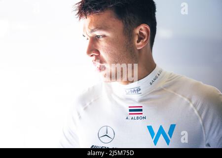Imola, Italien. 24. April 2022. Alexander Albon (THA) Williams Racing. 24.04.2022. Formel 1 Weltmeisterschaft, Rd 4, Großer Preis Der Emilia Romagna, Imola, Italien, Renntag. Bildnachweis sollte lauten: XPB/Press Association Images. Quelle: XPB Images Ltd/Alamy Live News Stockfoto