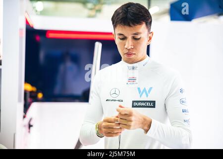 Imola, Italien. 24. April 2022. Alexander Albon (THA) Williams Racing. 24.04.2022. Formel 1 Weltmeisterschaft, Rd 4, Großer Preis Der Emilia Romagna, Imola, Italien, Renntag. Bildnachweis sollte lauten: XPB/Press Association Images. Quelle: XPB Images Ltd/Alamy Live News Stockfoto