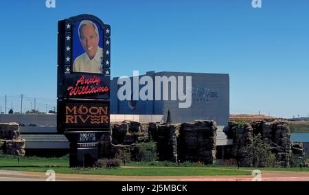 Branson, Missouri USA 17. Juni 1993: Das Andy Williams Moon River Theater in Branson, Missouri. Stockfoto