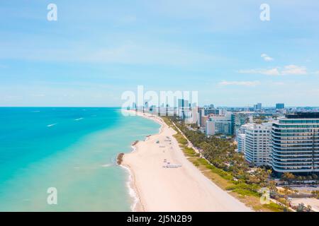 South Beach Hotels in Miami Beach Stockfoto