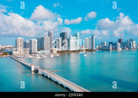 Venezianische Kreuzung in Miami, Florida Stockfoto