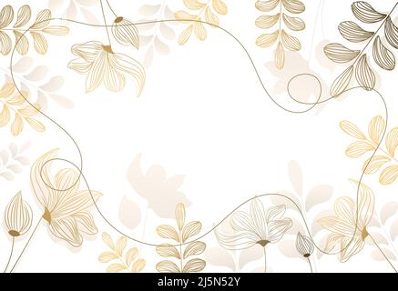 Blumen Luxus Hintergrund Stock Vektor