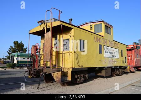 Vintage Union Pacific Box Auto. Stockfoto