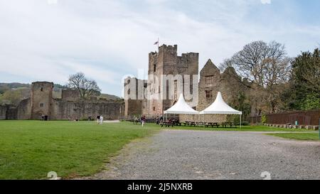 Ludlow Castle, Castle Square, Ludlow, England SY8 1AY Stockfoto