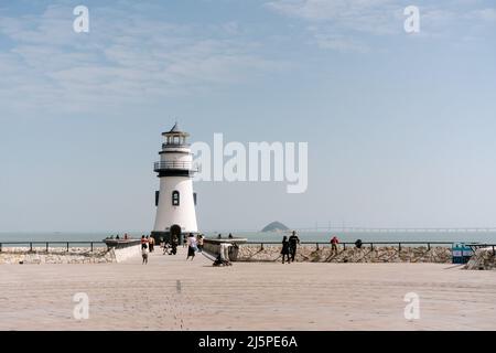 Ein Strand in Zhuhai, China Stockfoto