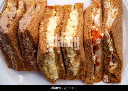 Party-Sandwiches Stockfoto