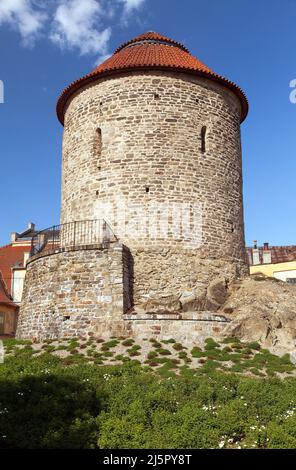 Die Rotunde der Hl. Katharina in der tschechischen Rotunde svate kateriny, Stadt Znojmo, Südmähren, Tschechische republik Stockfoto