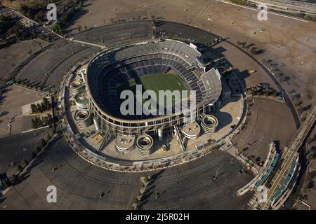 Luftpanorama des SDCCU-Stadions (Fußballstadion der San Diego State Aztecs) Stockfoto