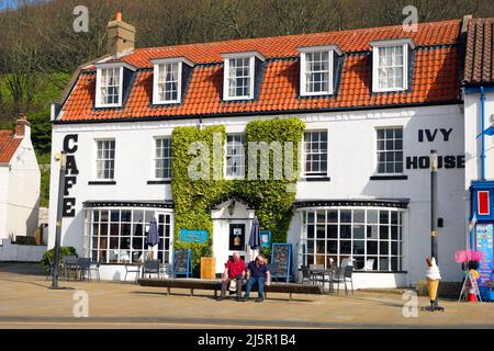 Das Ivy House Cafe am Meer in Scarborough North Yorkshire England Stockfoto