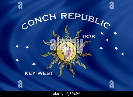 Conch Republic - Key West - Florida Stockfoto