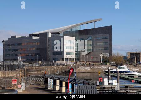 Atradius UK | Credit Insurance & Debt Collection, Cardiff Bay Waterfront. April 2022. Feder Stockfoto