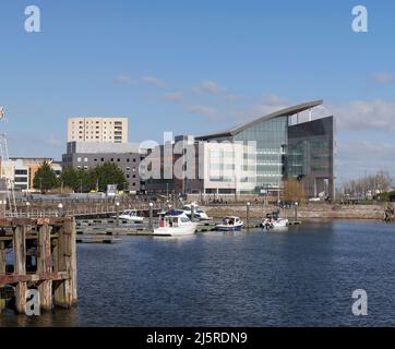 Atradius UK | Credit Insurance & Debt Collection, Cardiff Bay Waterfront. April 2022. Feder Stockfoto